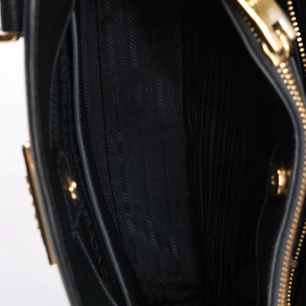 Bolso de mano Prada Promenade de piel Saffiano Lux de 2 vías en beige