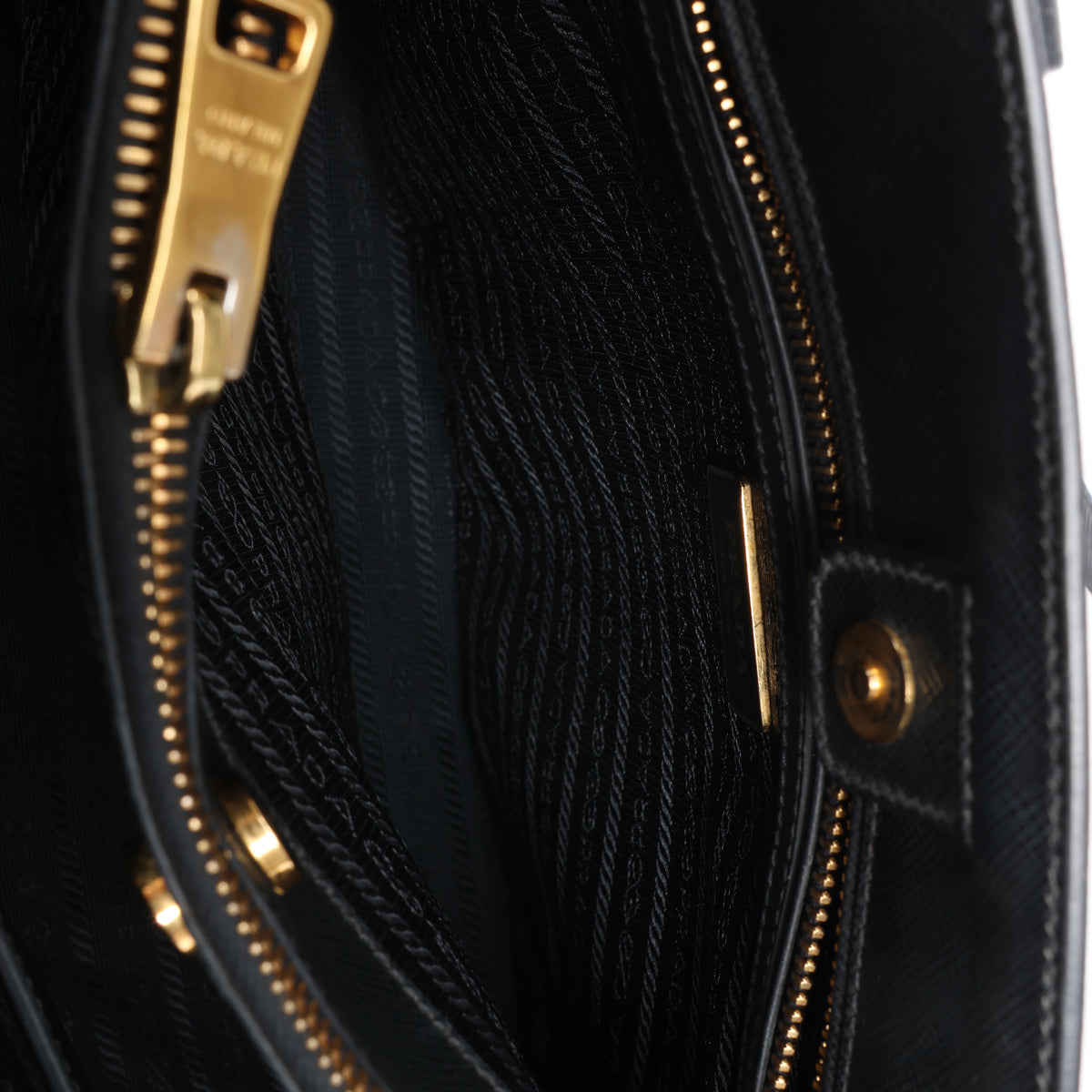 Bolso de mano Prada Promenade de piel Saffiano Lux de 2 vías en beige