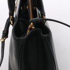 Bolso de mano Prada Promenade de piel Saffiano Lux de 2 vías en beige