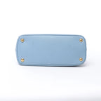 Prada Galleria Saffiano Lux Leather 2Way Handbag in Blue