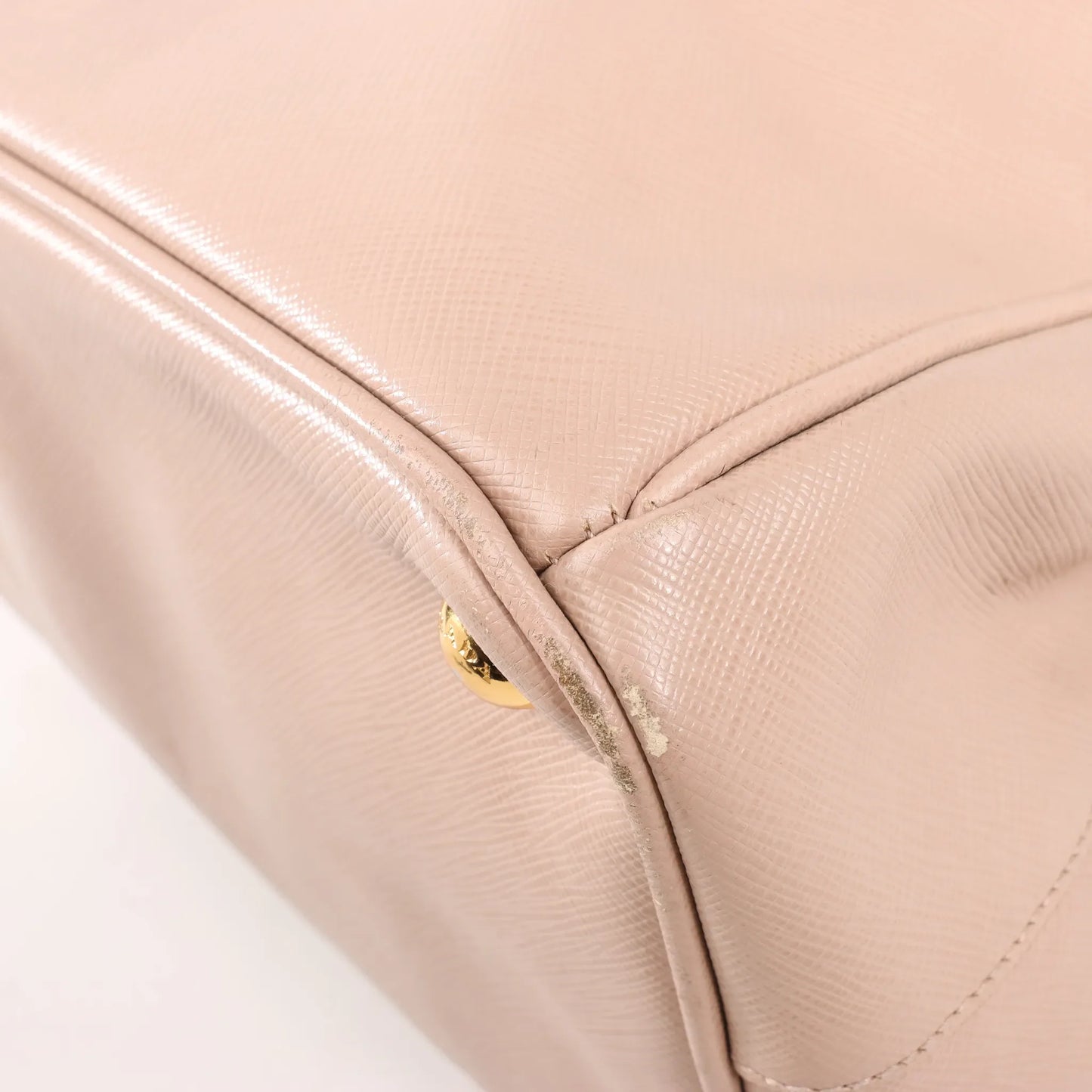 Prada Galleria Saffiano Lux Leder-Handtasche (2-in-1) in Rosa