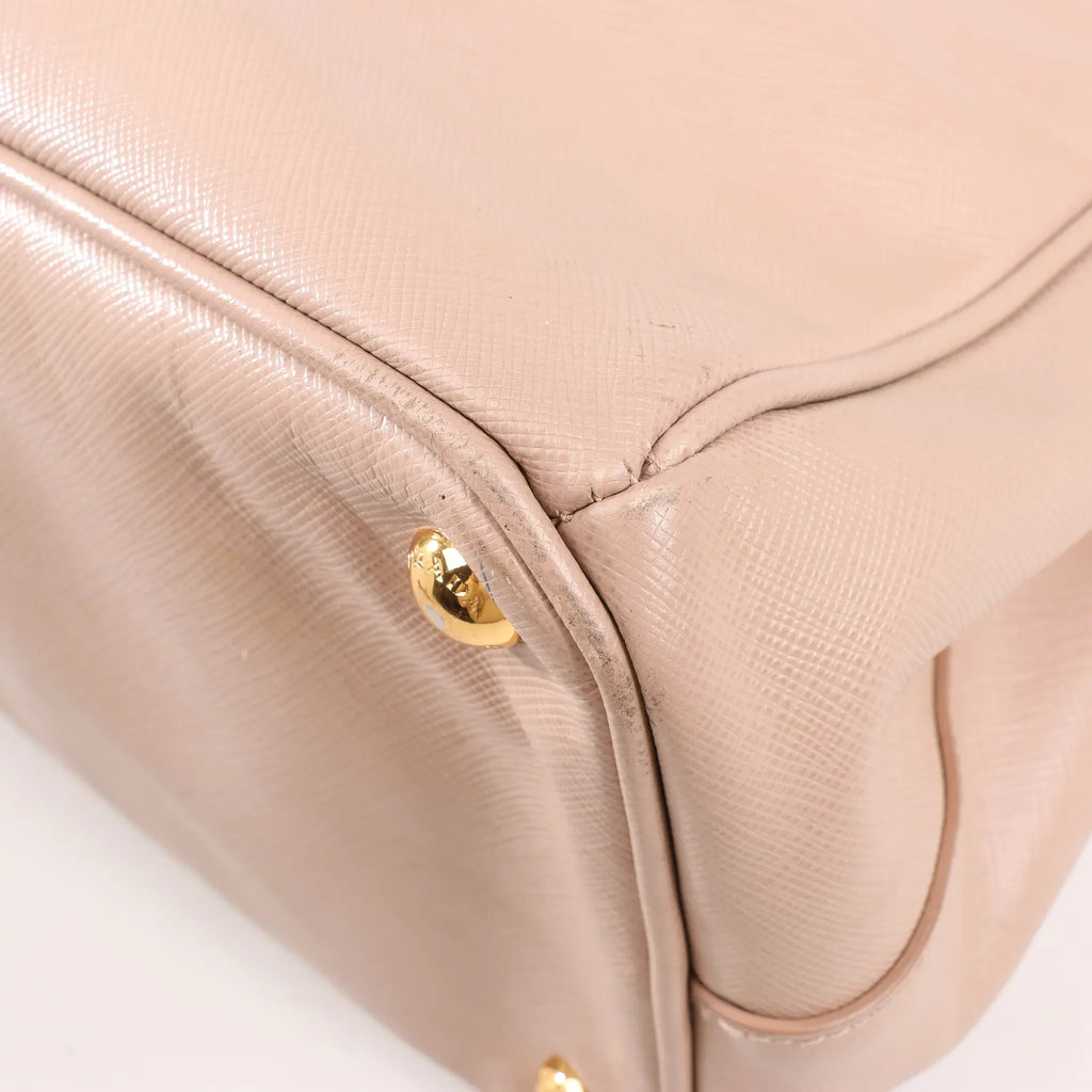 Prada Galleria Saffiano Lux Leather 2Way Handbag in Pink