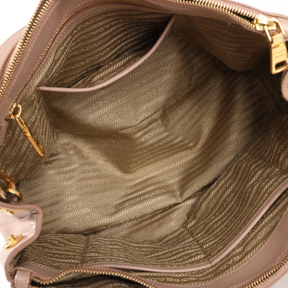 Prada Galleria Saffiano Lux Leder-Handtasche (2-in-1) in Rosa