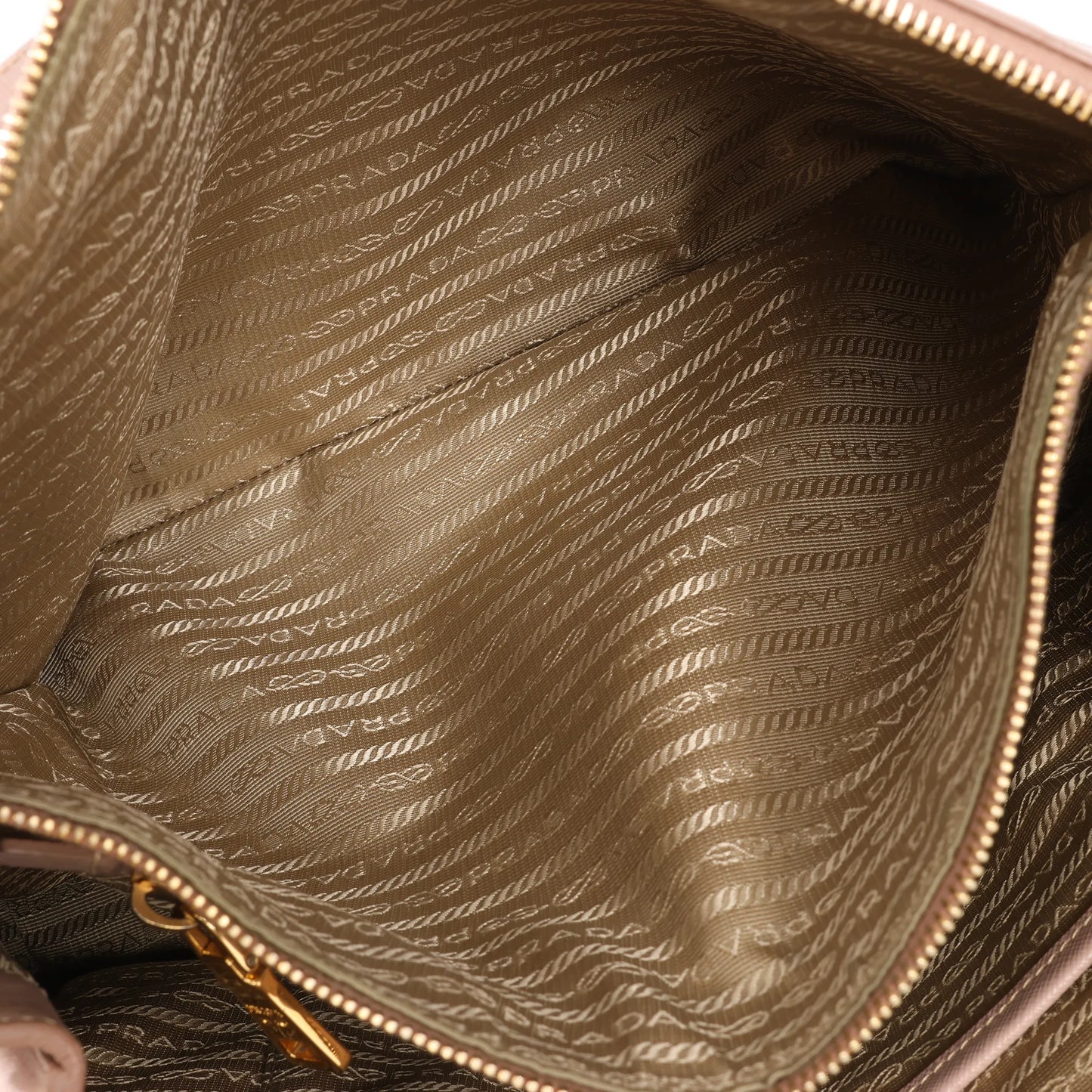 Prada Galleria Saffiano Lux Leder-Handtasche (2-in-1) in Rosa