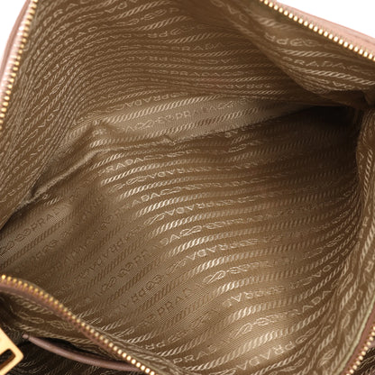 Prada Galleria Saffiano Lux Leder-Handtasche (2-in-1) in Rosa