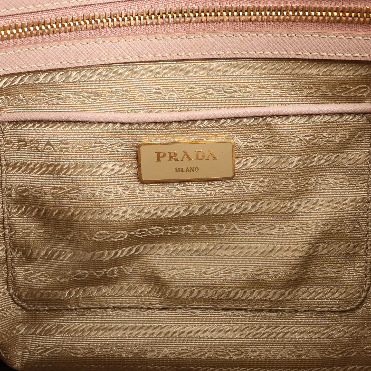 Prada Galleria Saffiano Lux Leather 2Way Handbag in Pink