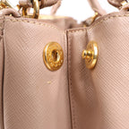 Prada Galleria Saffiano Lux Leather 2Way Handbag in Pink