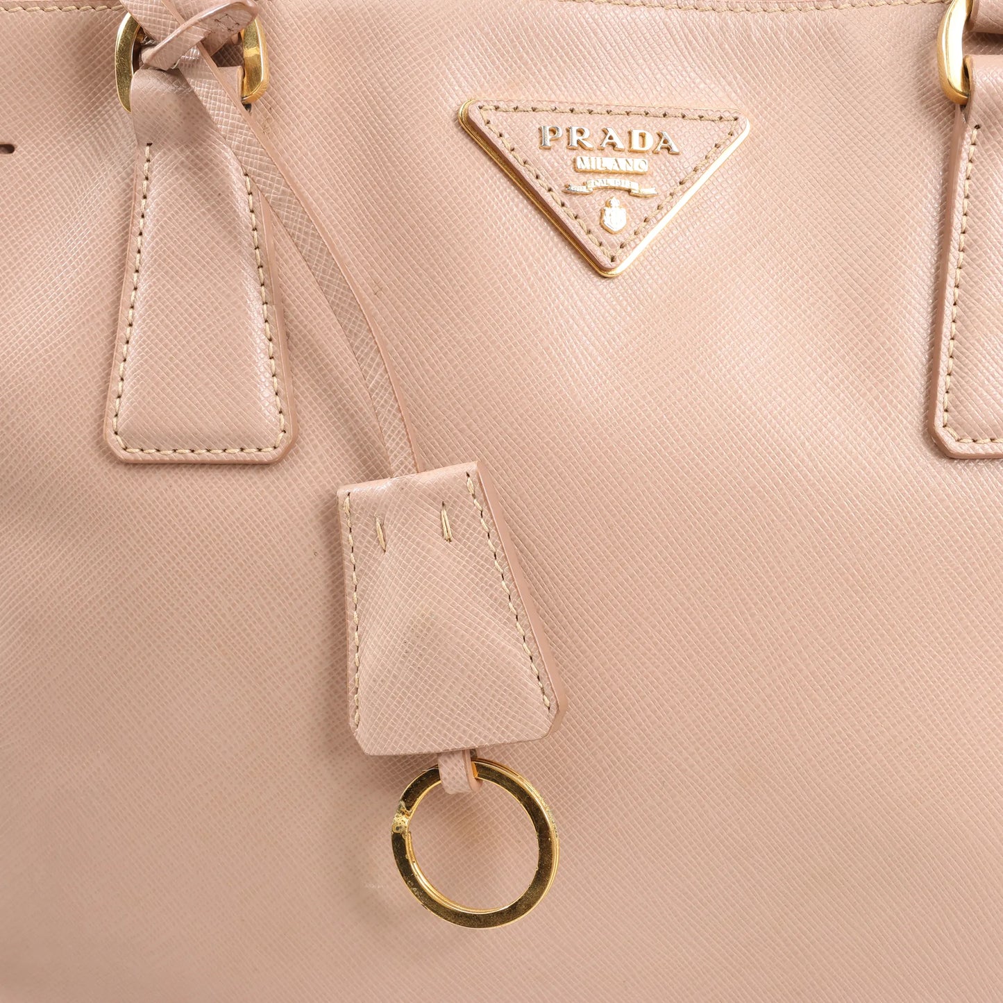 Prada Galleria Saffiano Lux Leather 2Way Handbag in Pink