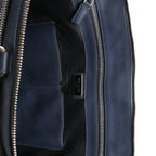 Bolso de mano Prada Galleria Saffiano Lux de piel bidireccional en azul marino 1BA274