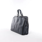 Bolso de mano Prada Galleria Saffiano Lux de piel bidireccional en azul marino 1BA274
