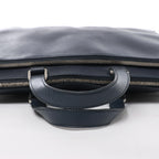 Bolso de mano Prada Galleria Saffiano Lux de piel bidireccional en azul marino 1BA274
