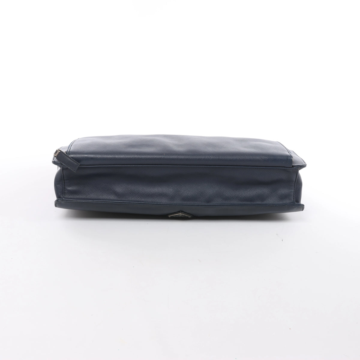 Bolso de mano Prada Galleria Saffiano Lux de piel bidireccional en azul marino 1BA274