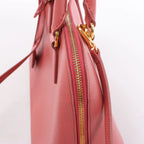 Prada Promenade Saffiano Lux Leather 2Way Handbag in Pink BL0837