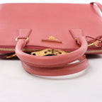Prada Promenade Saffiano Lux Leather 2Way Handbag in Pink BL0837