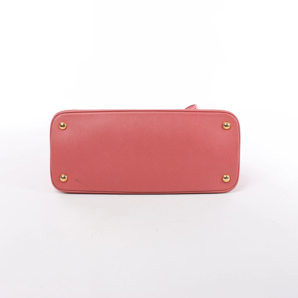 Prada Promenade Saffiano Lux Leather 2Way Handbag in Pink BL0837
