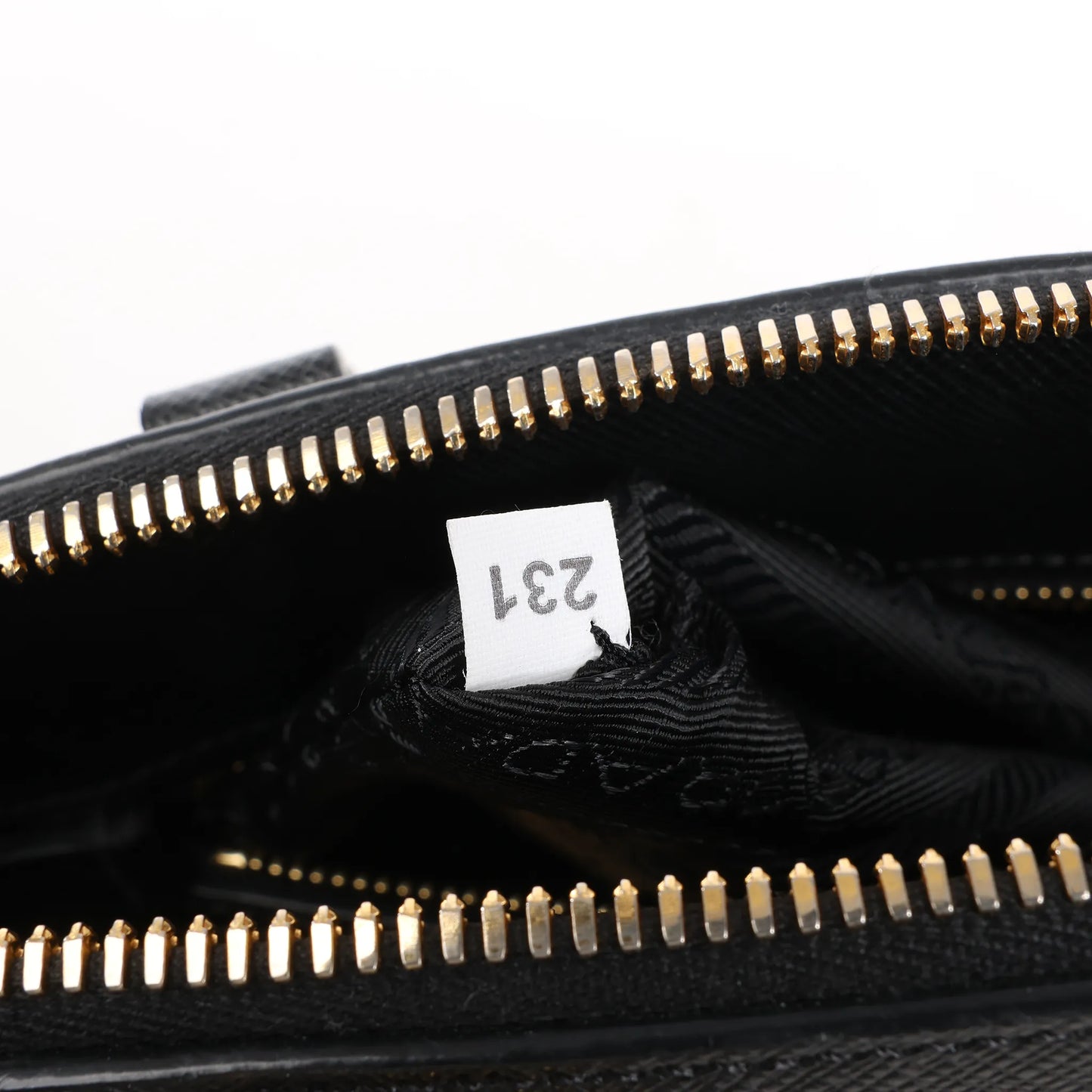 Prada Promenade Saffiano Lux Leather 2Way Handbag in Black