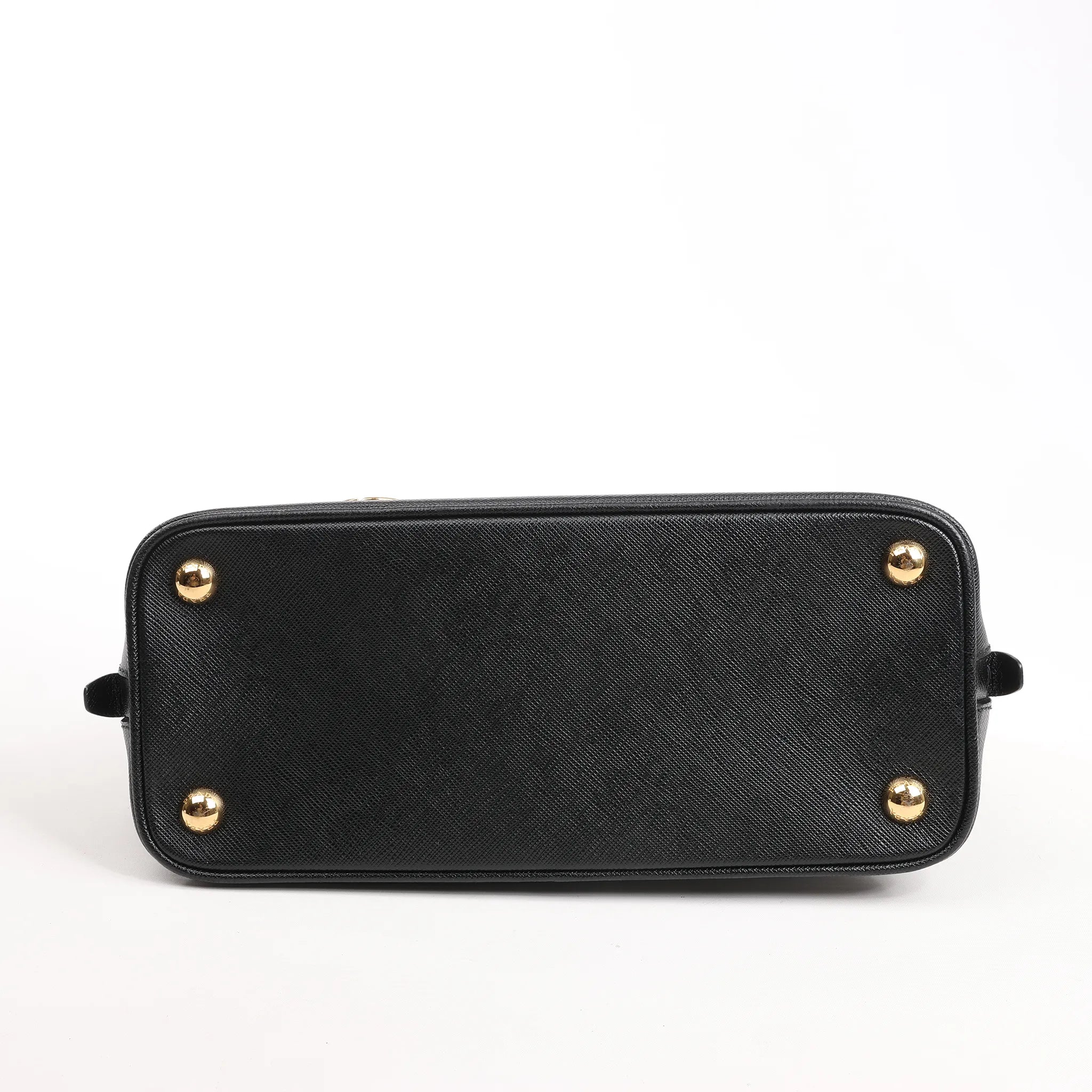 Prada Promenade Saffiano Lux Leather 2Way Handbag in Black