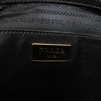 Prada Promenade Saffiano Lux Leather 2Way Handbag in Black