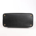 Prada Promenade Saffiano Lux Leather 2Way Handbag in Black