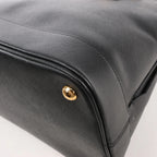 Prada Promenade Saffiano Lux Leather 2Way Handbag in Black