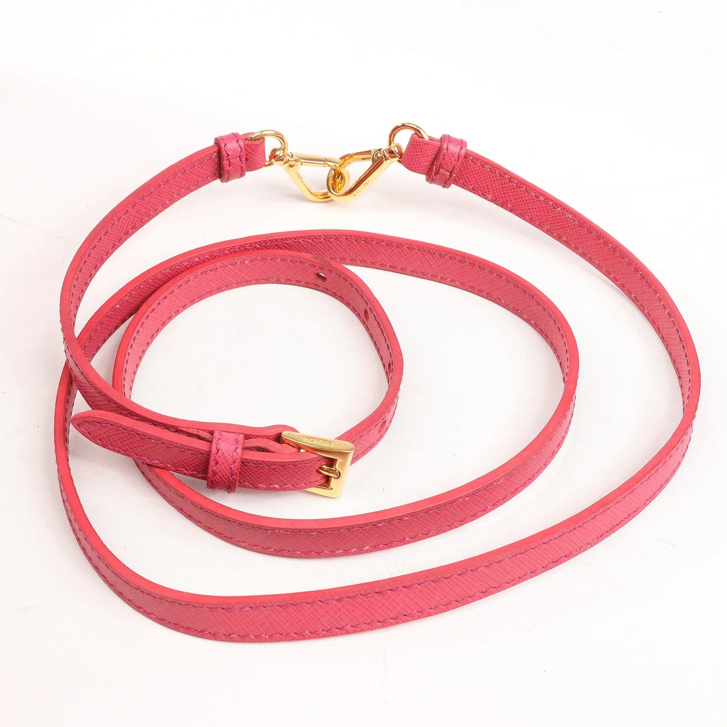 Prada Promenade Saffiano Lux Leather 2Way Handbag in Pink BL0837