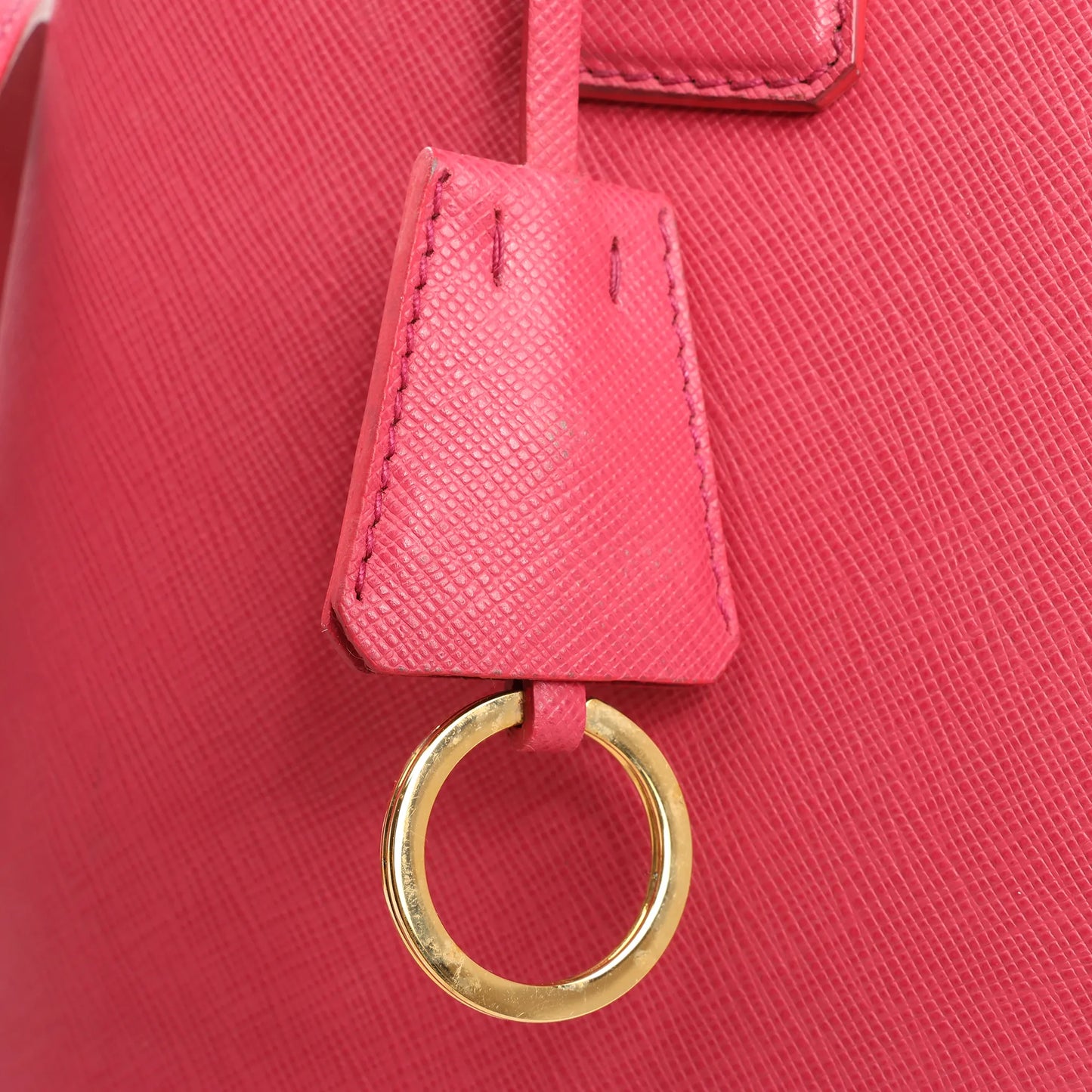 Prada Promenade Saffiano Lux Leather 2Way Handbag in Pink BL0837