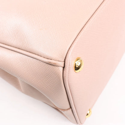 Prada Galleria Saffiano Lux Leather 2Way Handbag in Pink