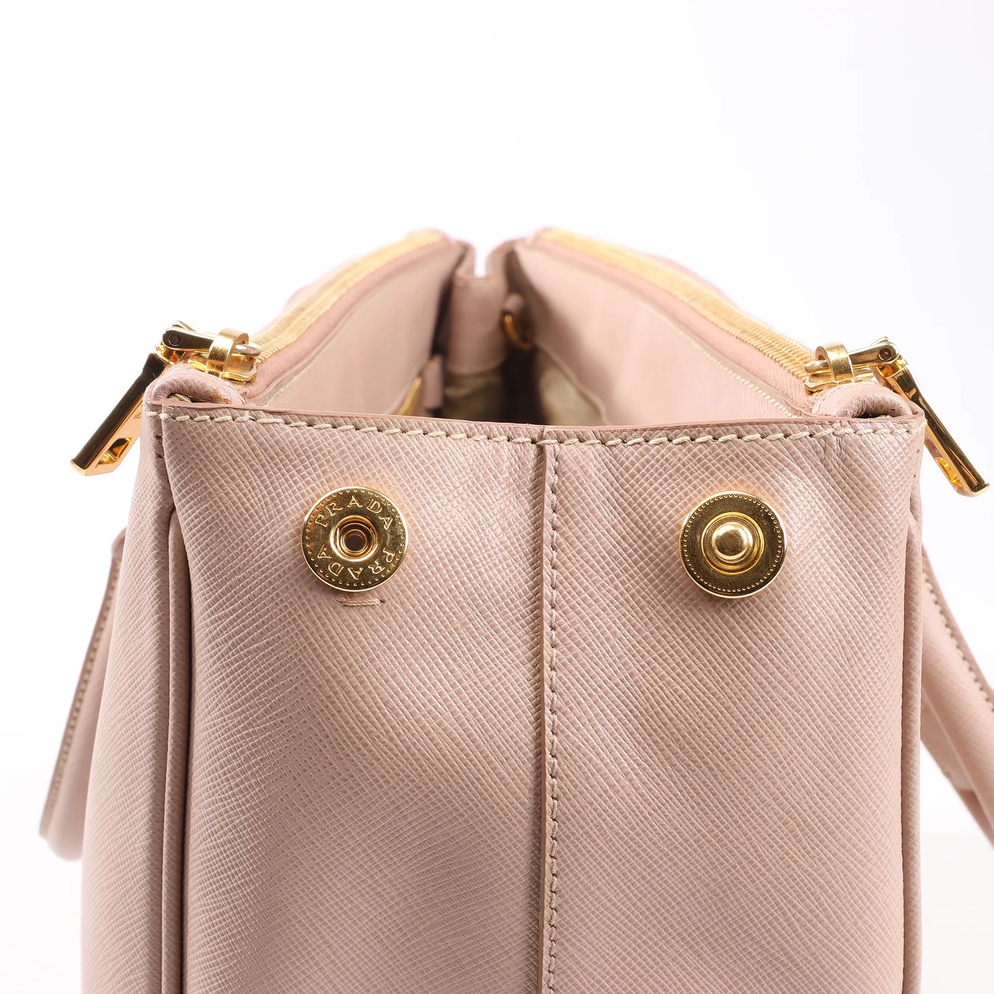 Prada Galleria Saffiano Lux Leather 2Way Handbag in Pink