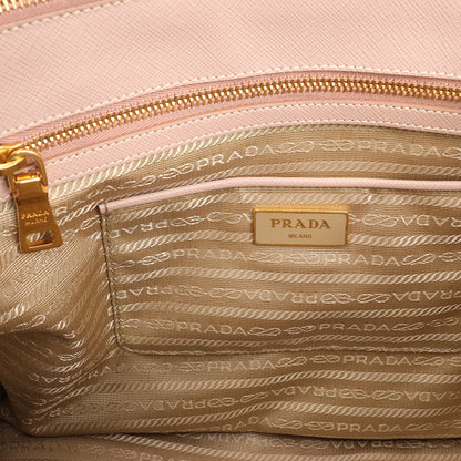 Prada Galleria Saffiano Lux Leather 2Way Handbag in Pink