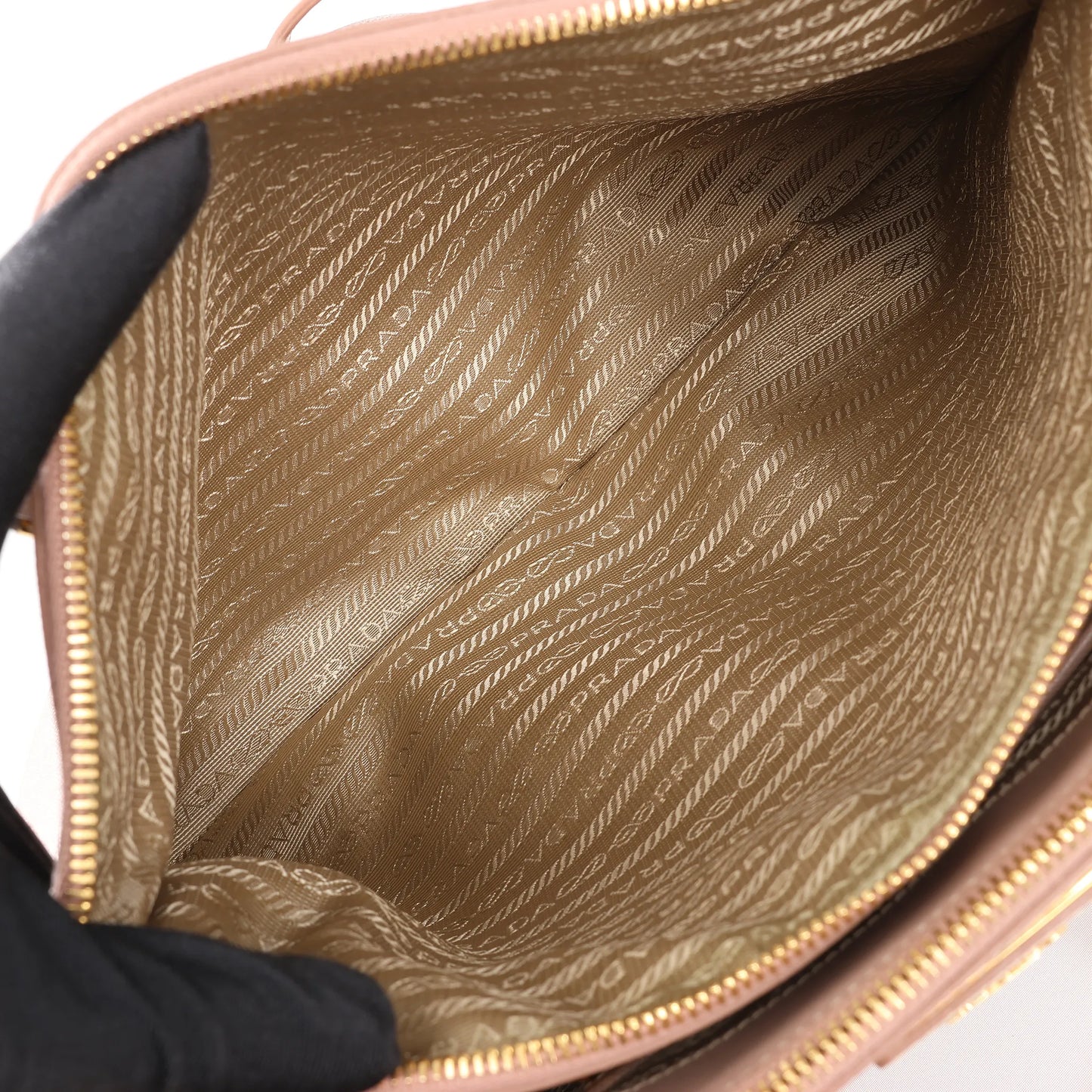 Prada Galleria Saffiano Lux Leather 2Way Handbag in Pink