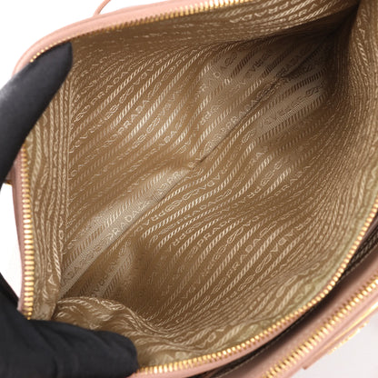 Prada Galleria Saffiano Lux Leather 2Way Handbag in Pink