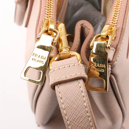 Prada Galleria Saffiano Lux Leather 2Way Handbag in Pink