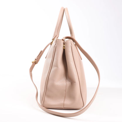 Prada Galleria Saffiano Lux Leather 2Way Handbag in Pink