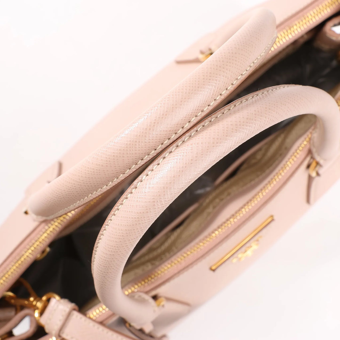 Prada Galleria Saffiano Lux Leather 2Way Handbag in Pink