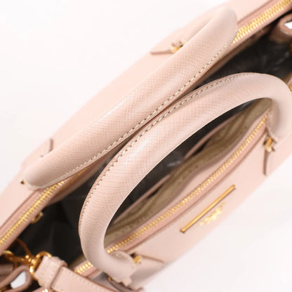 Prada Galleria Saffiano Lux Leather 2Way Handbag in Pink