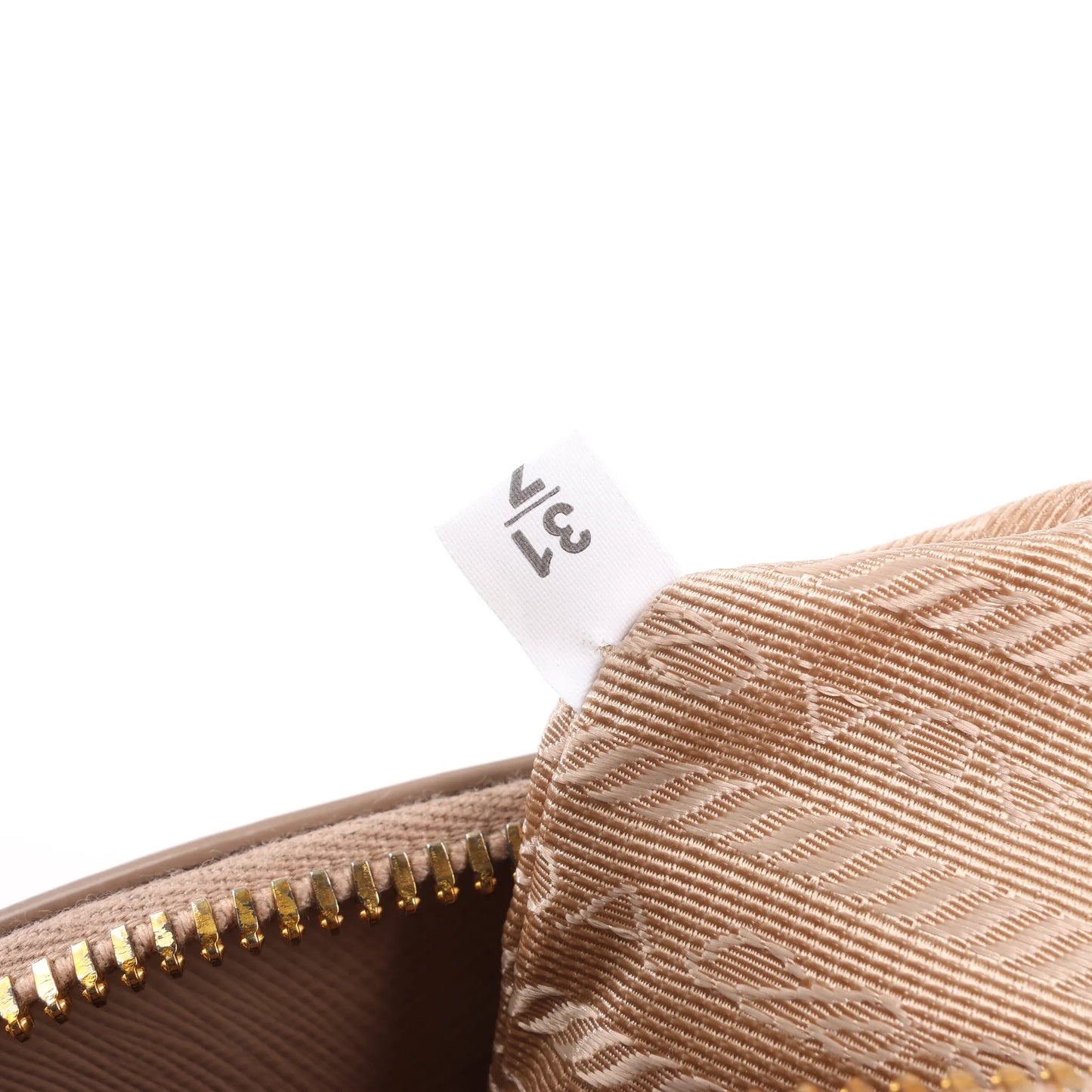 Prada Promenade Saffiano Lux Leather 2Way Handbag in Beige 1BA837