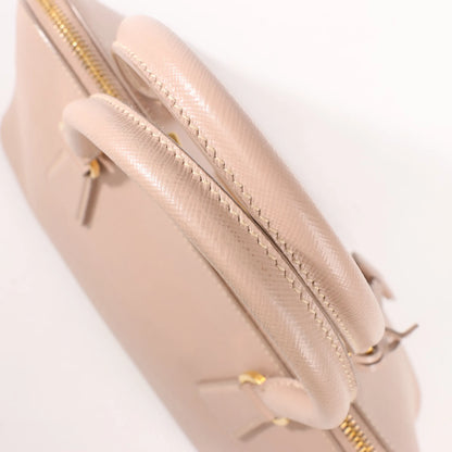 Prada Promenade Saffiano Lux Leather 2Way Handbag in Beige 1BA837