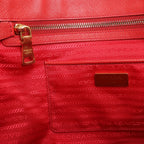 Prada Galleria Saffiano Lux Leather 2Way Handbag in Red