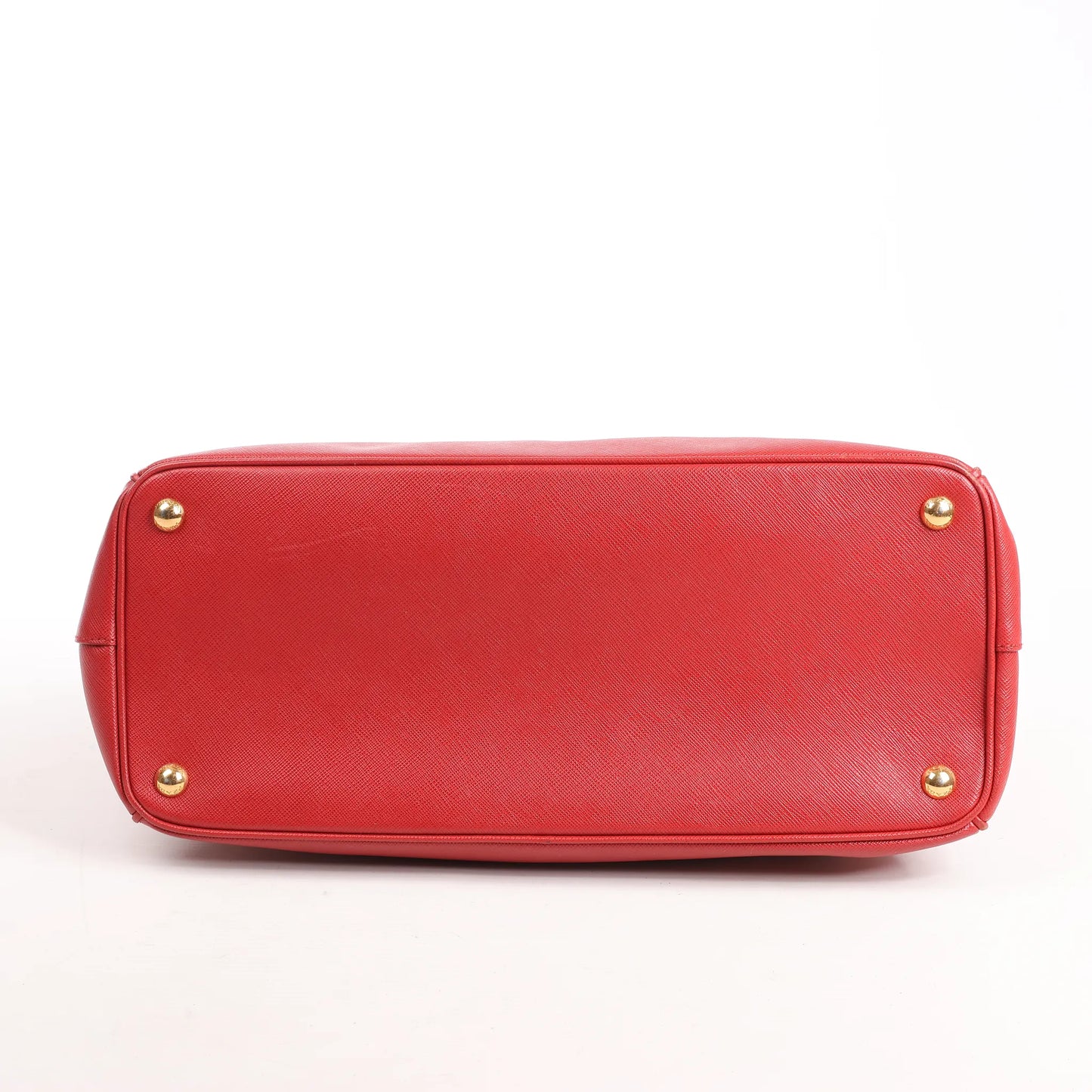 Prada Galleria Saffiano Lux Leder 2-Wege-Handtasche in Rot