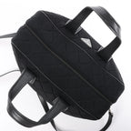 Prada Tessuto Impuntu Nylon x Leather 2Way Handbag in Black BL0722