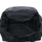 Prada Tessuto Nylon x Leather 2Way Travel Bag in Black 7V362