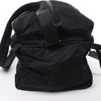 Prada Tessuto Nylon x Leather 2Way Travel Bag in Black 7V362