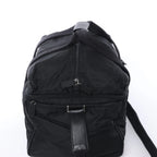 Prada Tessuto Nylon x Leather 2Way Travel Bag in Black 7V362