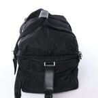 Prada Tessuto Nylon x Leather 2Way Travel Bag in Black 7V362