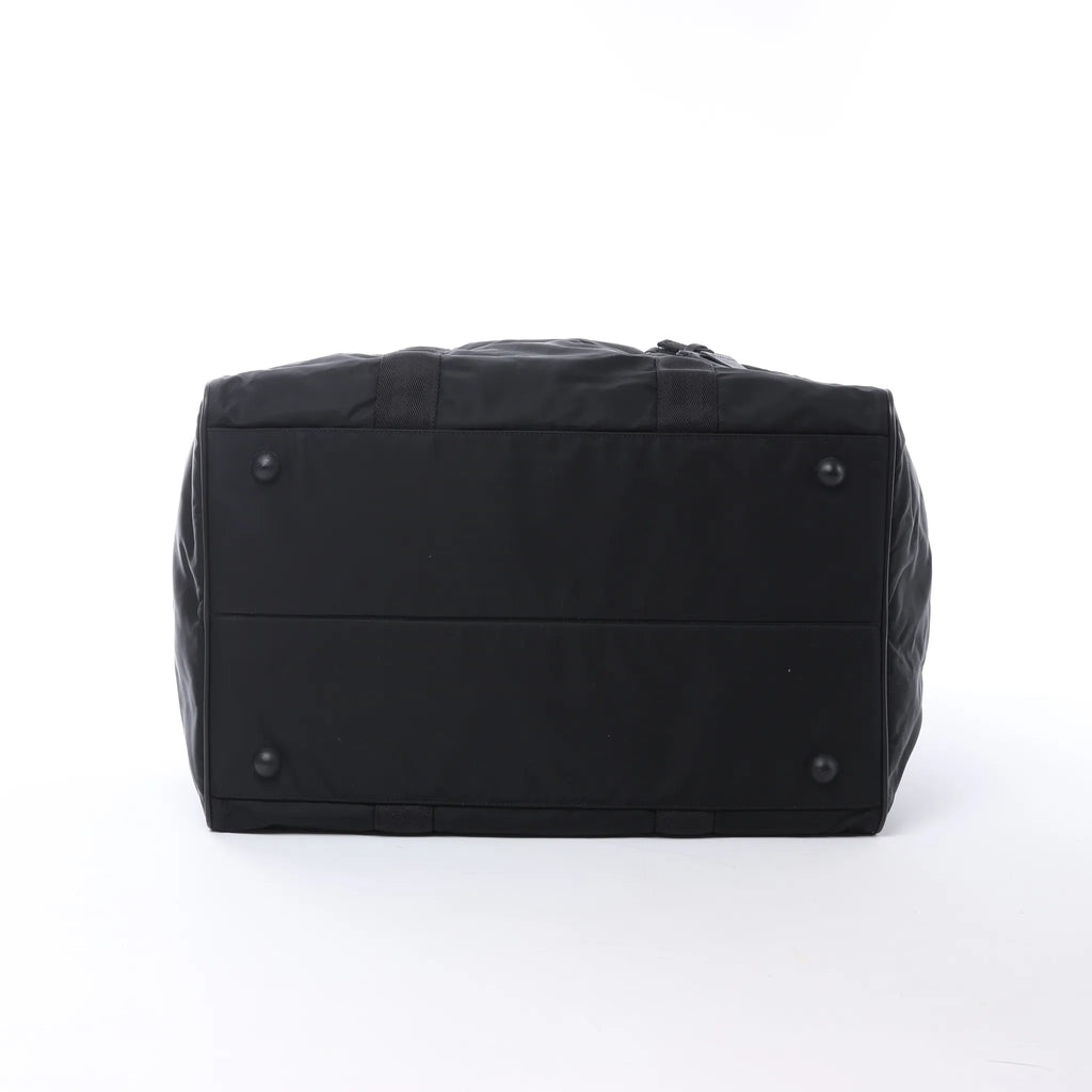 Prada Tessuto Nylon x Leather 2Way Travel Bag in Black 7V362