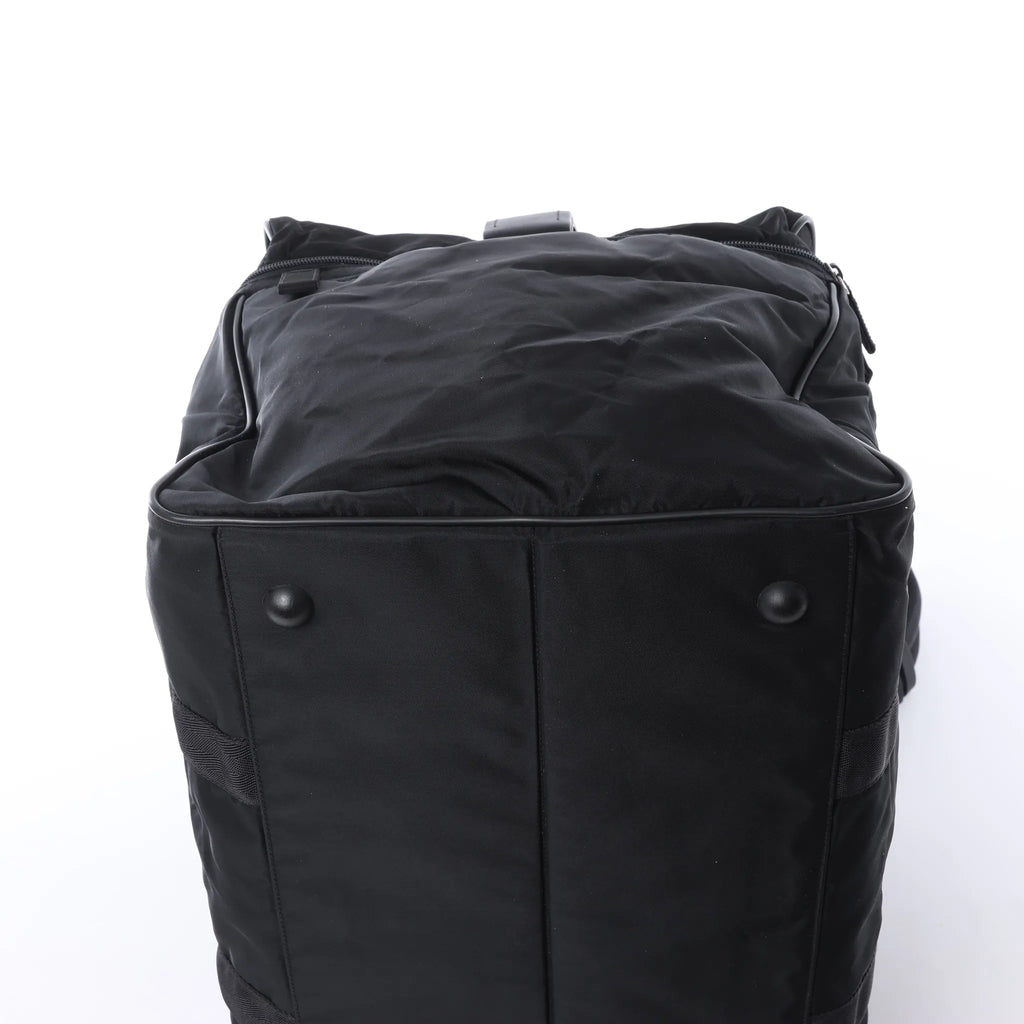 Prada Tessuto Nylon x Leather 2Way Travel Bag in Black 7V362