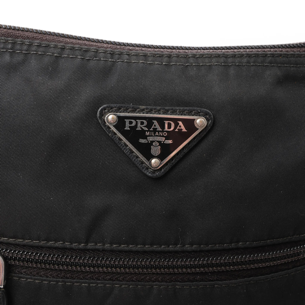 Prada Tessuto Nylon Crossbody bag in Black BT0716