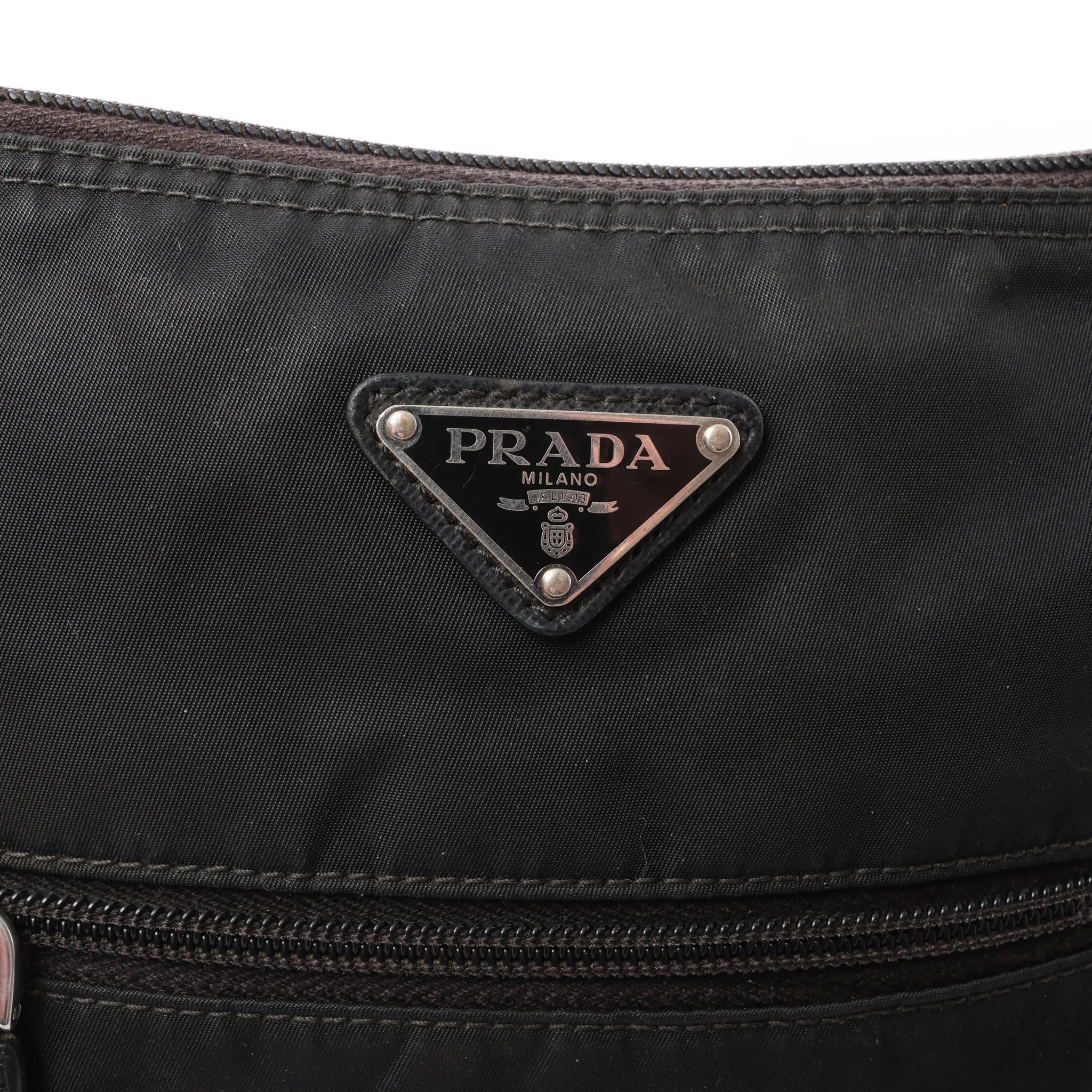 Prada Tessuto Nylon Crossbody bag in Black BT0716