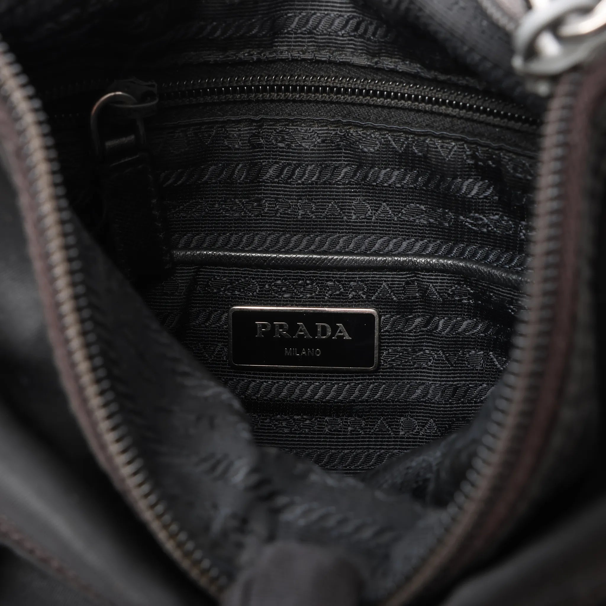 Prada Tessuto Nylon Crossbody bag in Black BT0716