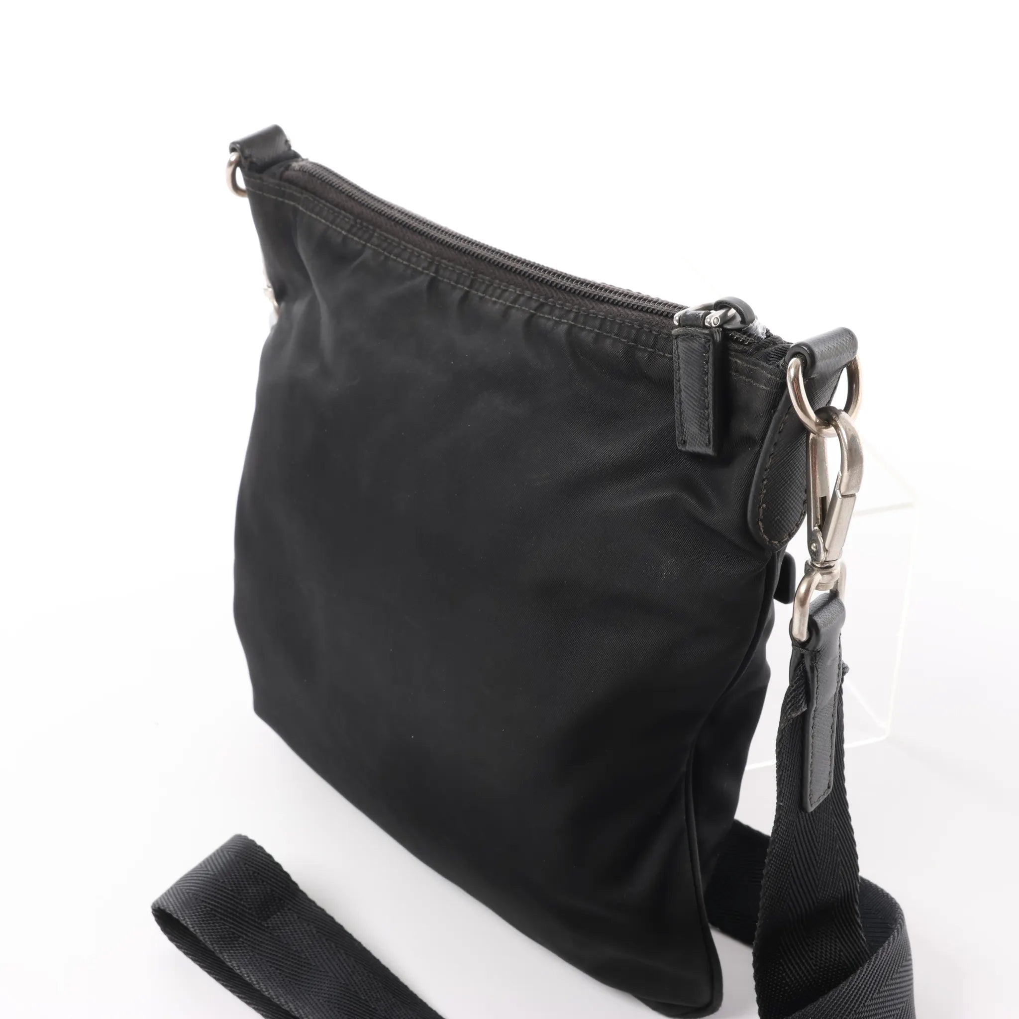 Prada Tessuto Nylon Crossbody bag in Black BT0716